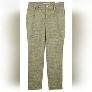 Tommy Bahama Olive Crocodile Pattern Chinos